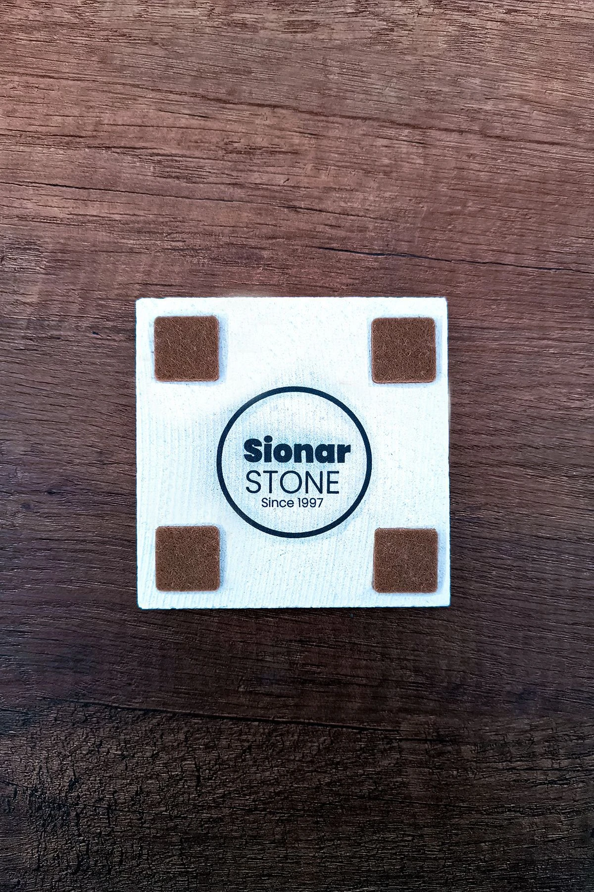 Hediyelik Mermer Bardak Altlığı 4'Lü Set 10X10X1 Cm - Seramik Tasarım