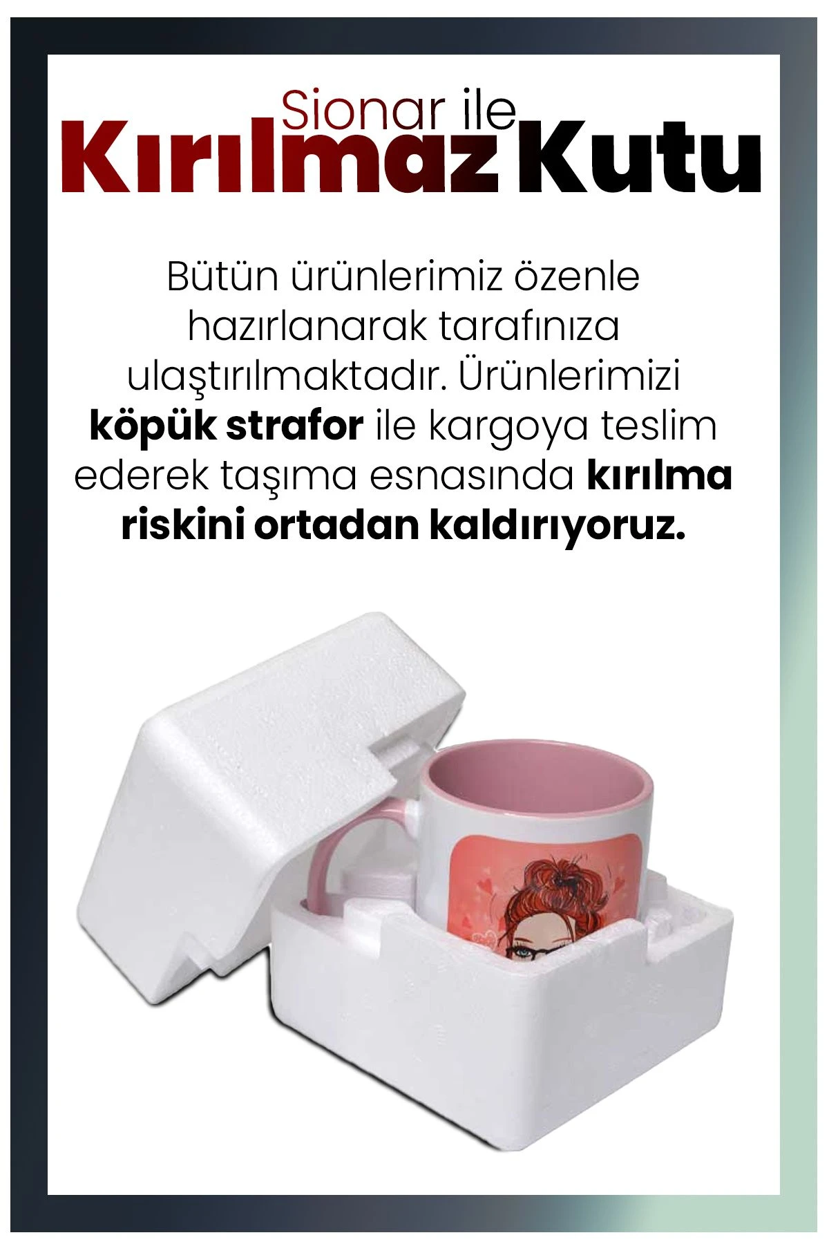 Unicorn Tasarımlı Porselen Kupa Bardak Kişiye Özel