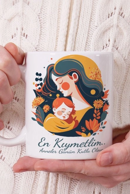 Anne ve Bebek Kişiye Özel Kupa Bardak